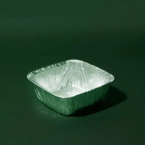 Контейнер алюминиевый 110G 325мл 110x110x40мм photo 1
