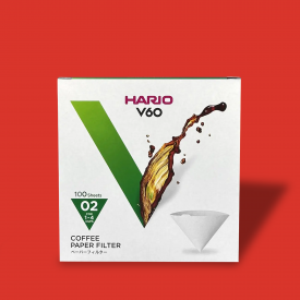 HARIO BOX Бумажные белые фильтры для пуровера 02 Hario 100шт фото