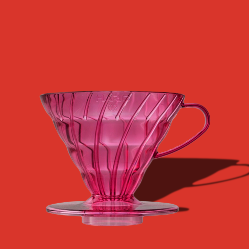 HARIO V60 02 Punch Pink Пуровер для заварювання кави 1шт photo 1