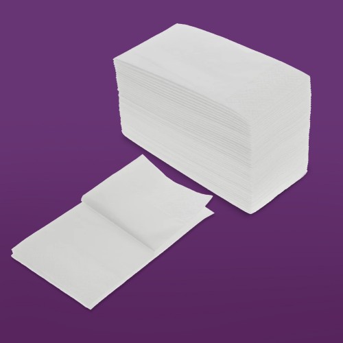 Серветки паперові Papero 33х33см 2 шари білі 200шт photo 1