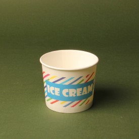 Креманка паперова 286мл кольорова Ice Cream фото