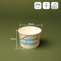 Креманка паперова 120мл кольорова Ice Cream photo 3