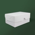 Коробка для десертов 180х120х80 мм біла photo 2