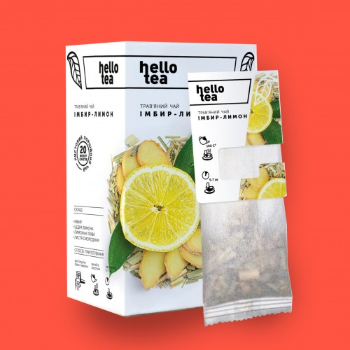 Чай Імбир-лимон Hello Tea 20шт photo 1