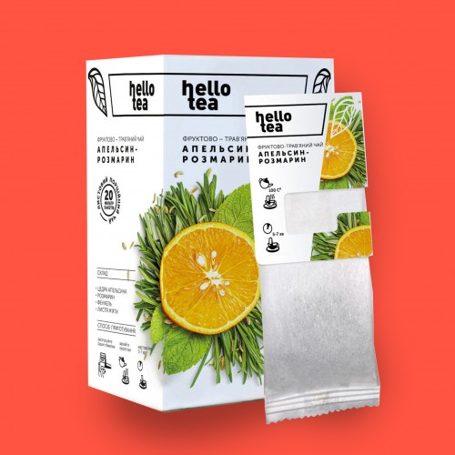 Чай Апельсин-розмарин Hello Tea 20шт photo 1