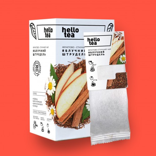 Чай Яблучний штрудель Hello Tea 20шт photo 1