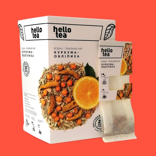 Чай Куркума-Облепиха  Hello Tea 20шт photo 1