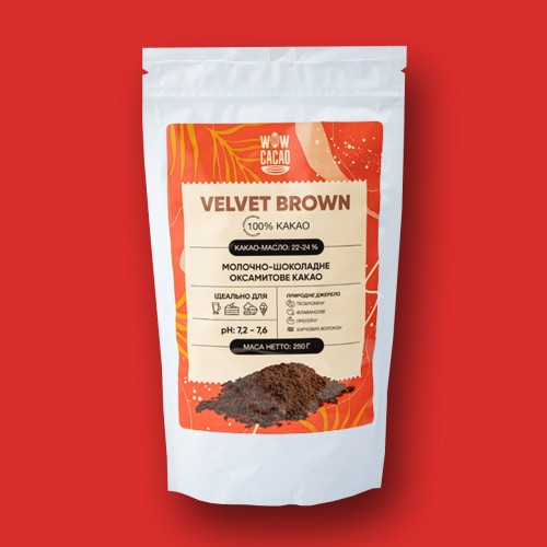 Какао Velvet Brown 250г фото