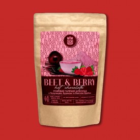 Гарячий рожевий шоколад BEET&BERRY 30% Какао 227 г фото