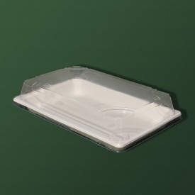 Упаковка для суши ECO с крышкой 223х140х48мм фото