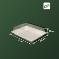 Упаковка для суші ECO з кришкою 185х130х48мм photo 3