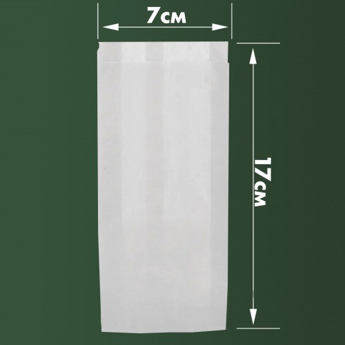 Пакет паперовий САШЕ білий для хот-догу 17x7x4см photo 1