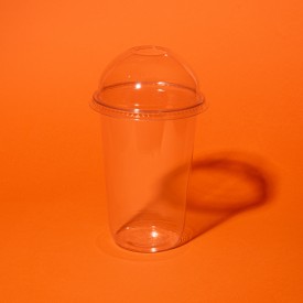 Стакан купольный 540мл для Bubble Tea LF без крышки фото