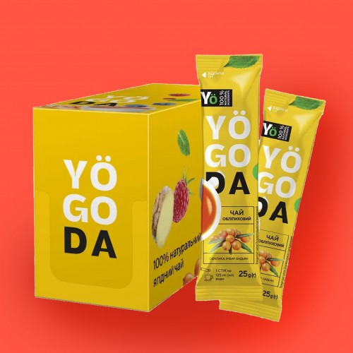 Чай облепиховый с имбирем и бадьяном Yogoda 25г photo 1