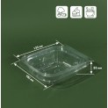 Контейнер із пломбою PET 250мл 122x100x33мм HF-250 photo 3