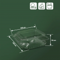 Контейнер HF 10-1 ПС 590мл 130x130x46мм photo 2