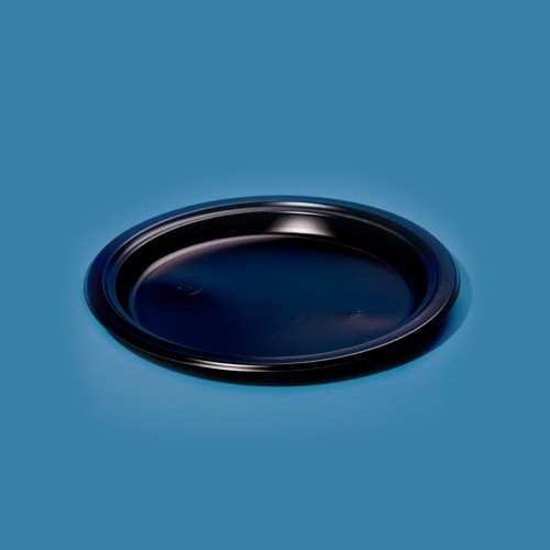 Тарелка премиум десертная 176мм Bittner чёрная фото