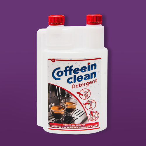 Засіб для видалення кавових масел Coffeein clean DETERGENTE гель 1000 мл photo 1