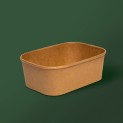 Салатник крафтовий прямокутний bowl 750мл 170x120x55мм LF photo 2