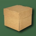 Коробка для бургера 14х14х12см крафт XL photo 2