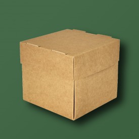Коробка для бургера 12х12х7см Крафт M фото