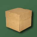 Коробка для бургера 14х14х12см крафт XL photo 2