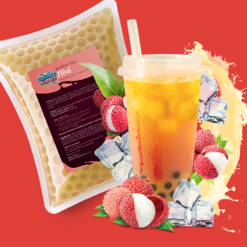 Шарики Double bubble для Bubble Tea личи 1000г LFCW фото
