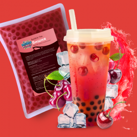 Шарики Double bubble для Bubble Tea вишня 1000г LFCW фото