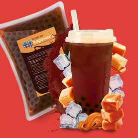 Шарики Double bubble для Bubble Tea карамель 1000г LFCW фото