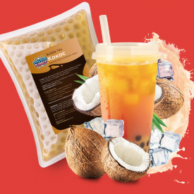 Шарики Double bubble для Bubble Tea кокос 1000г LFCW фото