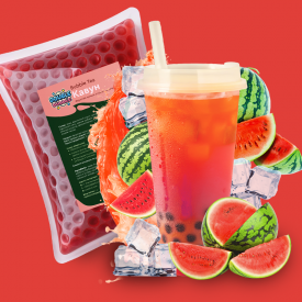 Шарики Double bubble для Bubble Tea кавун 1000г LFCW фото