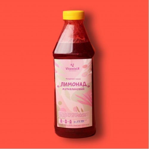 Концентрат Лимонад клюквеный VitaminiЯ 1200г photo 1