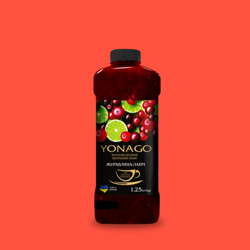 Концентрат Клюква-лайм YONAGO 1250г photo 1