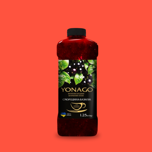 Концентрат Черная смородина-базилик YONAGO 1250г photo 1