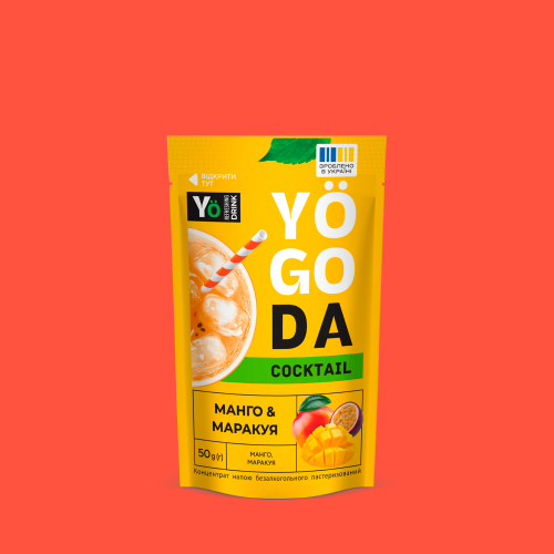 Концентрат Коктейль маракуйя-манго Yogoda 50г photo 1