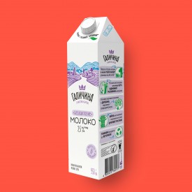 Молоко 2.5% TGA безлактозне Галичина 950 г фото